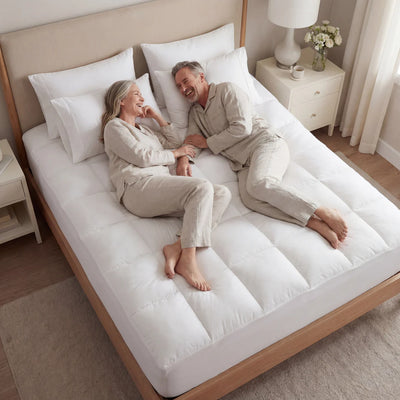 Premium Quilted 1000GSM Luxury Extra Thick Mattress Topper