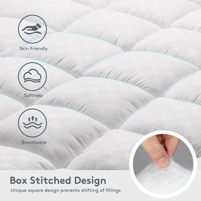 Premium Quilted 1000GSM Luxury Extra Thick Mattress Topper