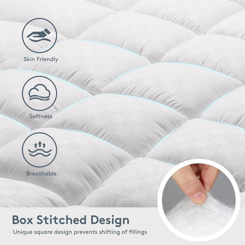 Premium Quilted 1000GSM Luxury Extra Thick Mattress Topper