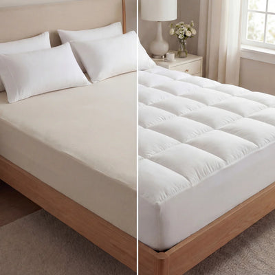Premium Quilted 1000GSM Luxury Extra Thick Mattress Topper
